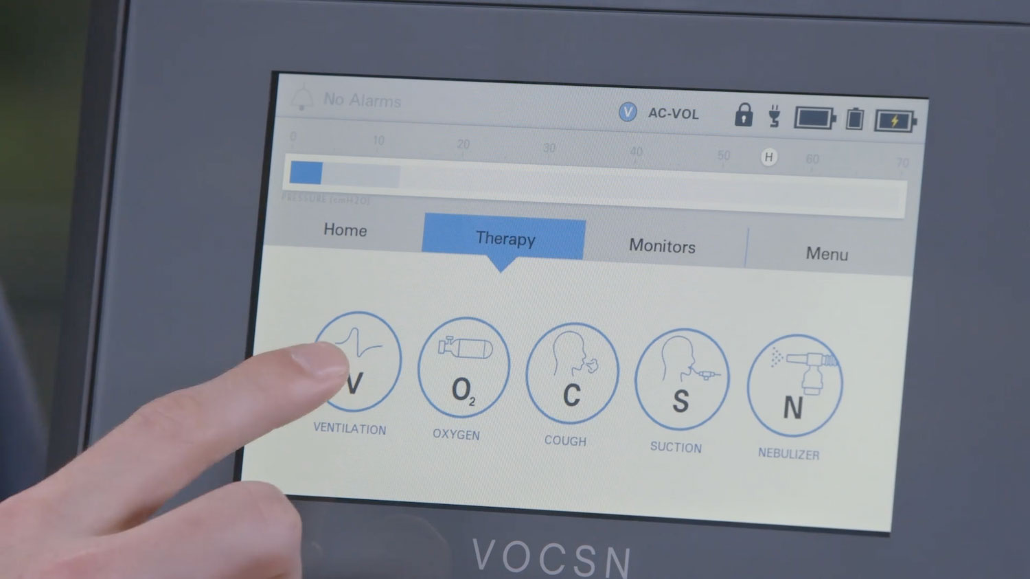 VOCSN Ventec One-Circuit Unified Respiratory System