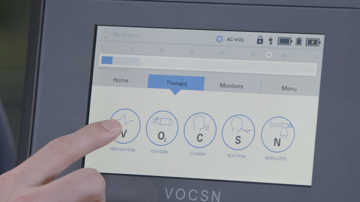 VOCSN Ventec One-Circuit Unified Respiratory System